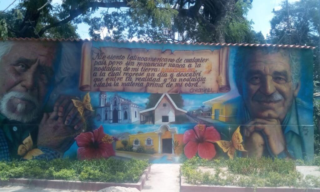 Aracataca, el pueblo de García Márquez - mural marquez